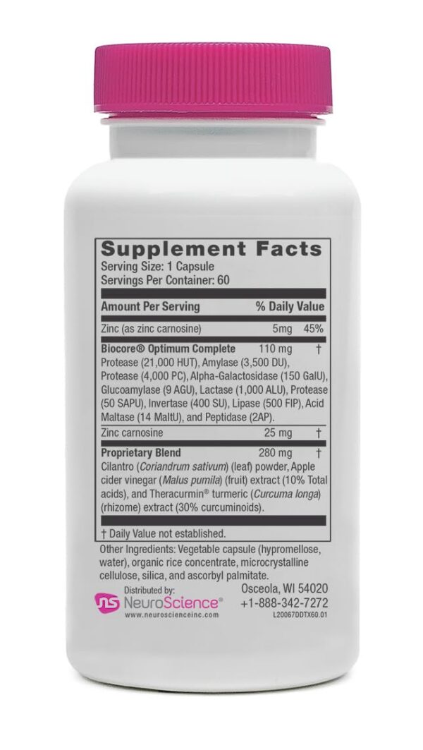 Frasco de Digest DTX