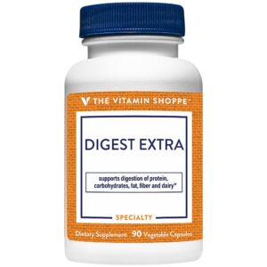 Digest Extra The Vitamin Shoppe - frasco de cápsulas