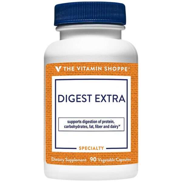 Version 1.0.0 Digest Extra The Vitamin Shoppe - frasco de cápsulas
