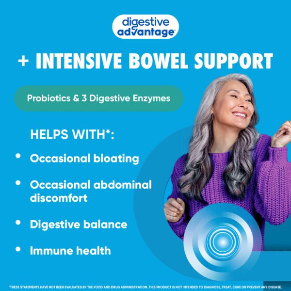 Etiqueta Digestive Advantage Daily Probiotics