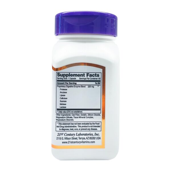 Cápsulas Digestive Enzymes apiladas