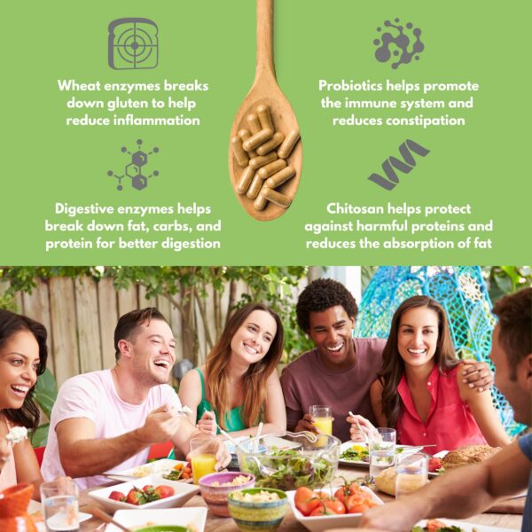 Vista lateral del frasco DigestShield