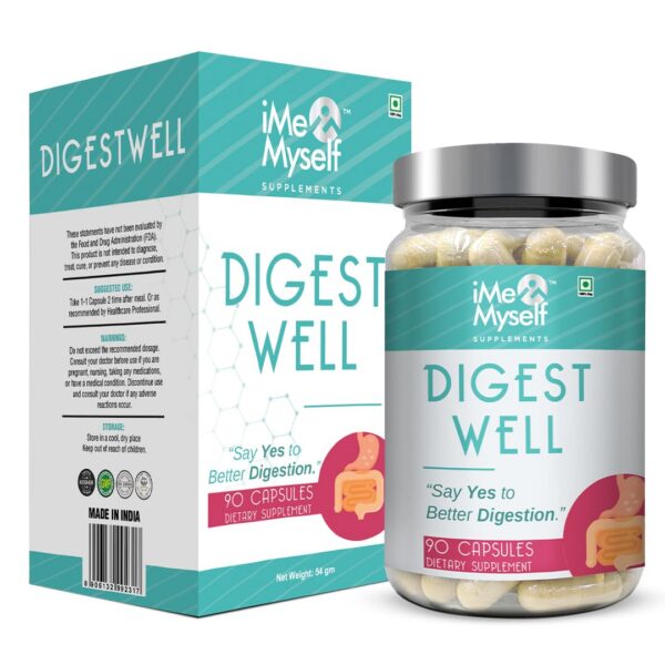 DigestWell cápsulas vegetarianas frente