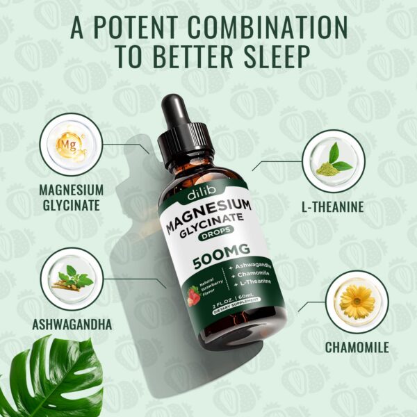 Gotero de gotas de magnesio glicinato