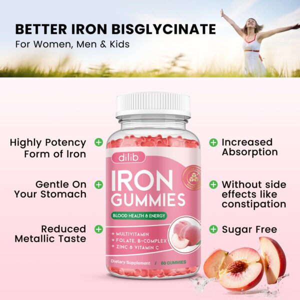 Frasco de Gomitas de Hierro