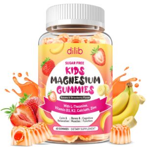 Version 1.0.0 Gomitas de magnesio glicinato para niños con sabor fresa y plátano