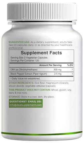 DIM suplemento, etiqueta detallada