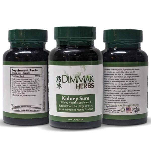 Cápsulas de riñón mezcla herbal