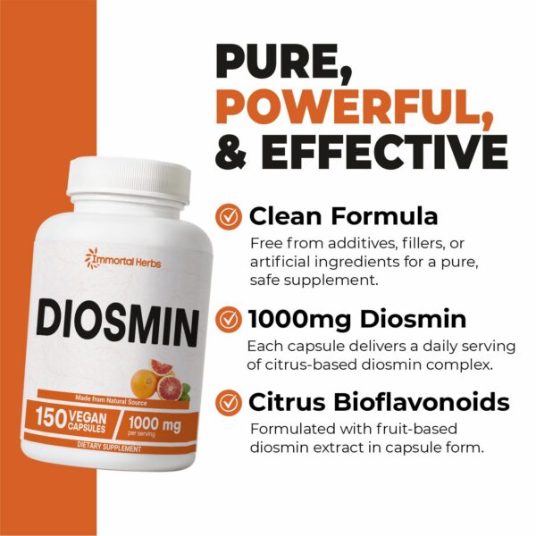 Cápsulas de diosmina 1000 mg