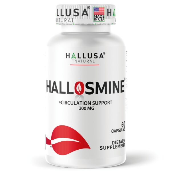 Frente de Diosmina Hallusa Natural cápsulas