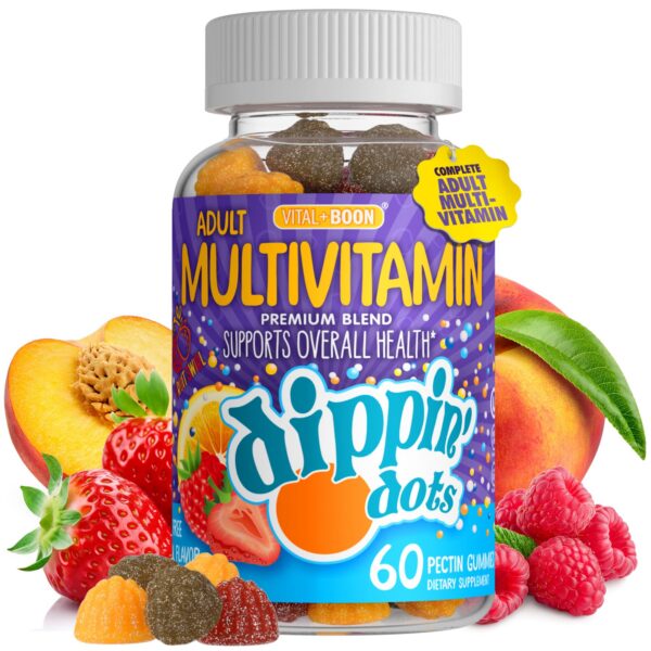 Version 1.0.0 Frente del envase Dippin' Dots gomitas