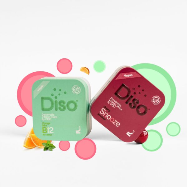 Frontal del empaque DISO Claridad mental Relajación