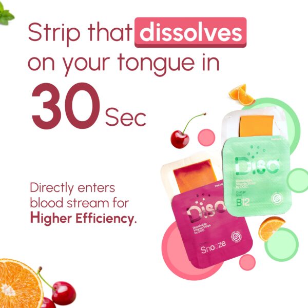 Tiras disolubles DISO B12 Snooze