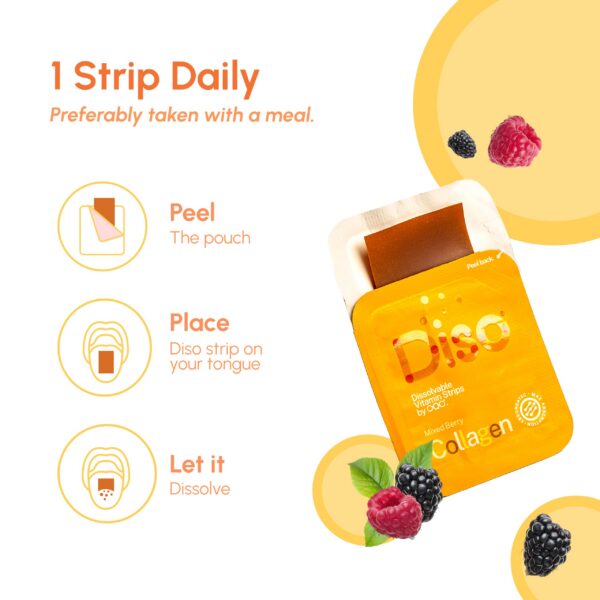 Tiras Derma disolubles en la lengua