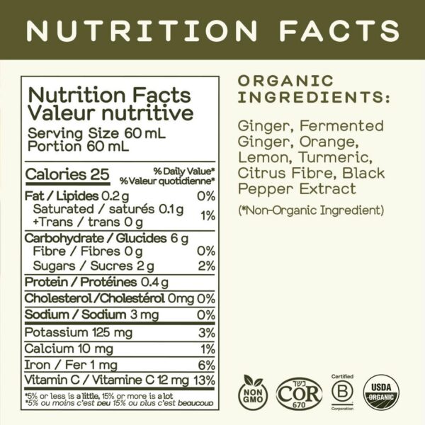 Dispensador bag-in-box shot Greenhouse Juice jengibre y limón