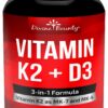 Etiqueta de Divine Bounty Vitamina K2 D3 Acetil-L-Carnitina