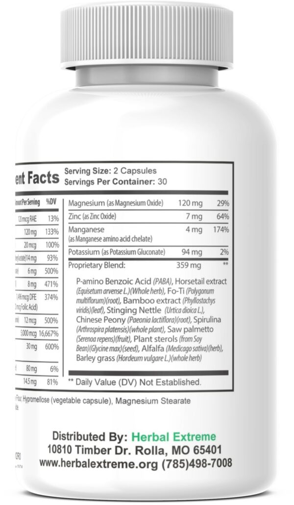 Etiqueta de Divinity Hair, Skin and Nails