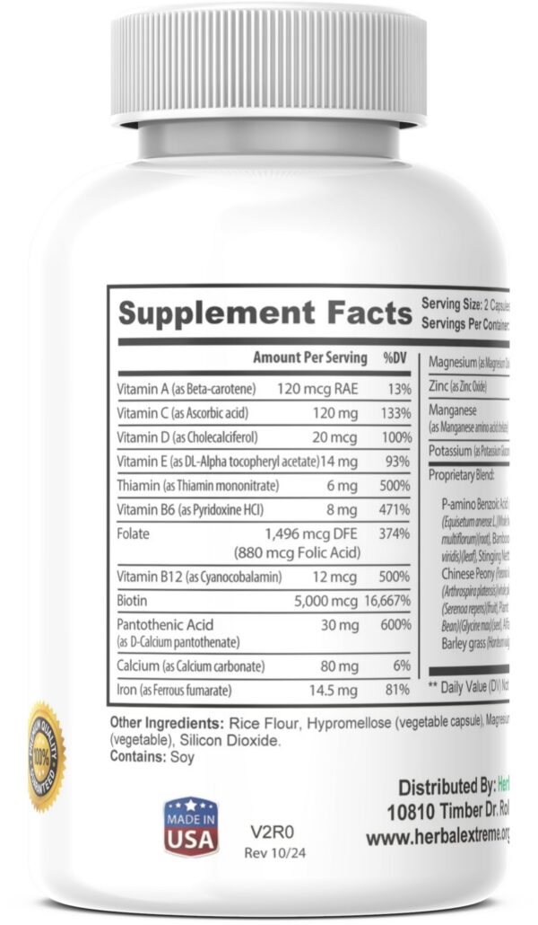 Frasco de Divinity Hair, Skin and Nails