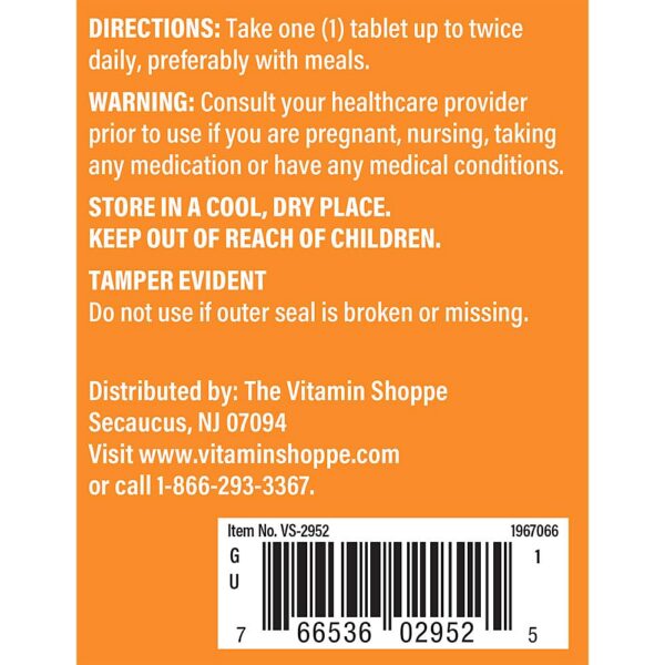 Frasco y etiqueta del DMAE 130 mg