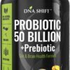 DNA SHIFT probióticos 11 cepas 50 mil millones ufc para salud intestinal