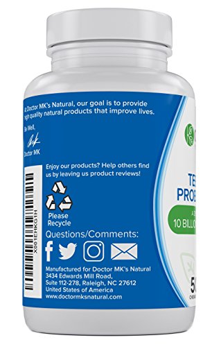 Version 1.0.0 Doctor MK's probióticos con 10 cepas y 10 mil millones UFC