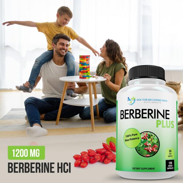 Detalle de cápsulas Berberine Plus