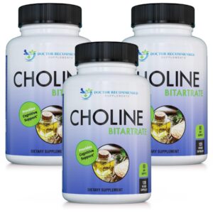 Frasco frontal de DOCTOR RECOMMENDED SUPPLEMENTS Premium Choline