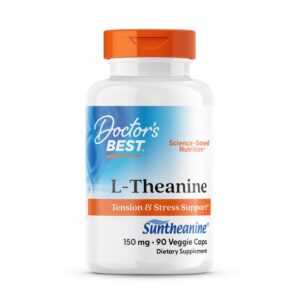 Envase de Doctor's Best L-Theanine 150 mg