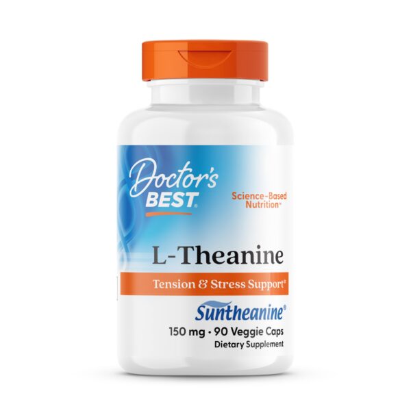 Envase de Doctor's Best L-Theanine 150 mg