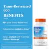 Frasco de Trans-resveratrol 600 Doctor's Best