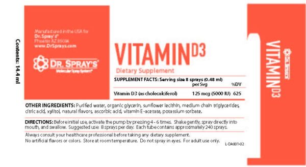 Caja exterior y empaque de Doctor Spray's