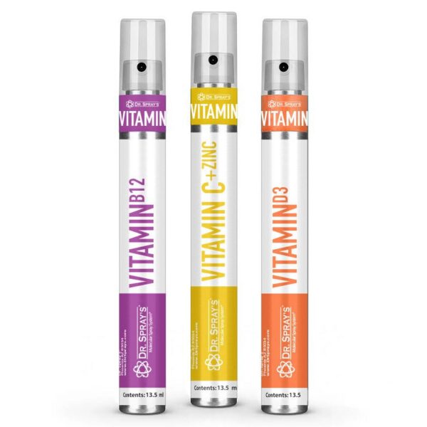 Doctor Spray's Paquete saludable frasco y empaque