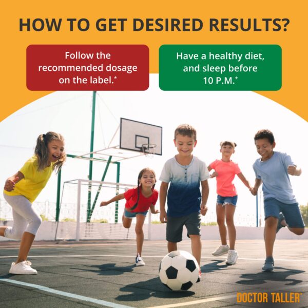 Doctor Taller Kids vitaminas minerales para niños 2 a 9 años