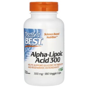 Frente de Doctor's BEST Acido alfa-lipoico VegCap