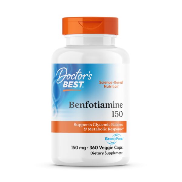 Frente de Doctor's Best Benfotiamine 150 mg