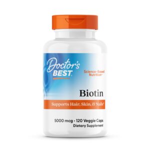 Biotina Doctor's BEST 120 tabletas frontal
