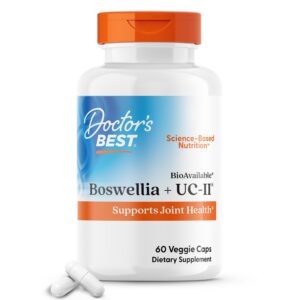Doctor's Best Boswellia más UC-II suplemento para soporte articular