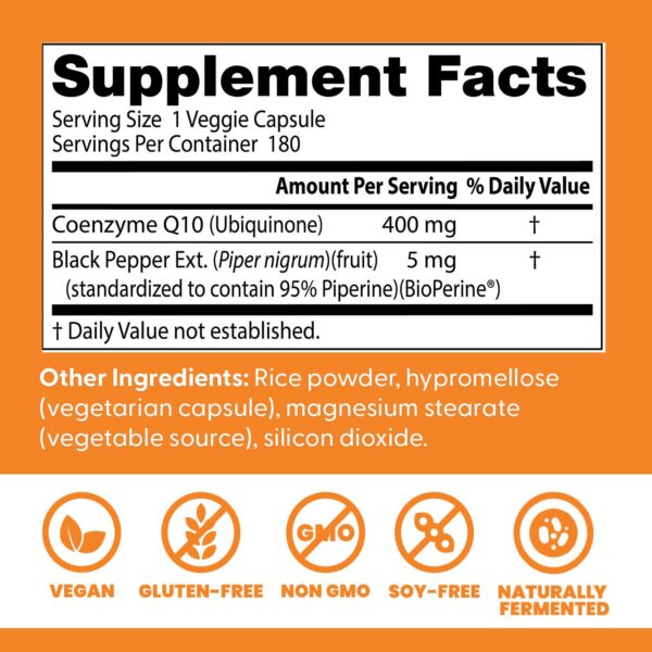 Cápsulas vegetales Doctor's BEST CoQ10