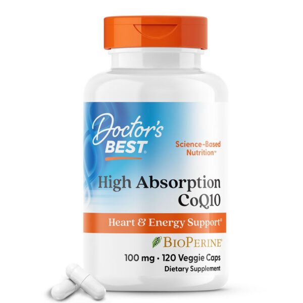 Version 1.0.0 Doctor's BEST CoQ10 frente de etiqueta