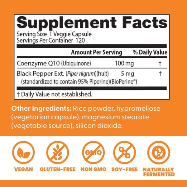 Version 1.0.0 Etiqueta de ingredientes CoQ10