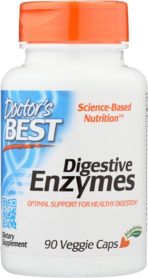 Frasco de Doctor's BEST Enzimas Digestivas