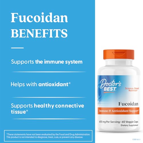 Version 1.0.0 Frontal de botella de Fucoidan 70% vista lateral