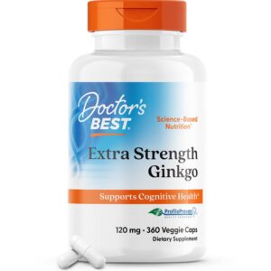 Doctor's Best Ginkgo Biloba frasco 360 cápsulas