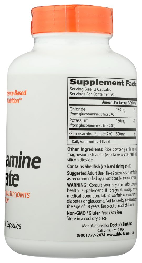 Version 1.0.0 Envase con 180 cápsulas Doctor's BEST