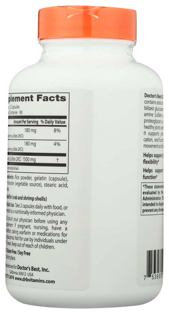 Version 1.0.0 Tarro Doctor's BEST glucosamina 750 mg