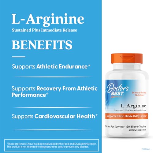 Etiqueta lateral de Doctor's BEST L-Arginine