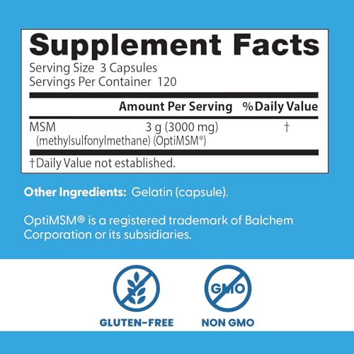 Etiqueta del producto Doctor’s BEST MSM