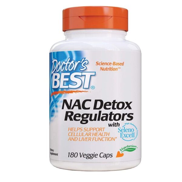 Version 1.0.0 Doctor's Best NAC Detox suplemento para producción de glutatión