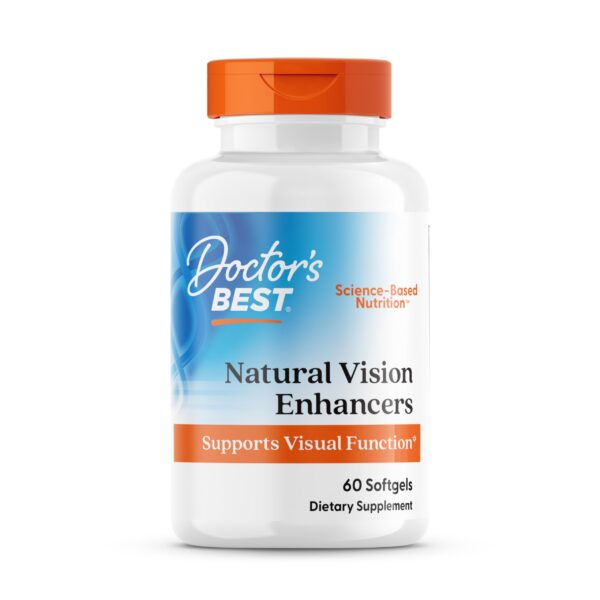 Doctor's BEST Natural Vision Enhancers etiqueta frontal