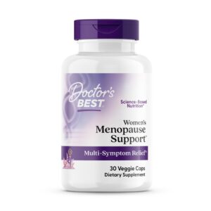 Doctor's Best suplemento para menopausia 30 cápsulas vegetales